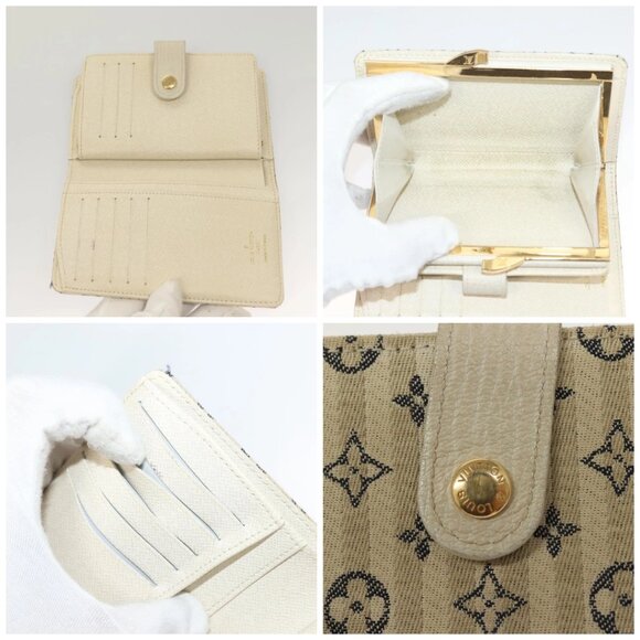 LOUIS VUITTON Mini Lin Croisette Porte Monnaie Viennois M95659 LV Auth 135437 - Picture 15 of 15